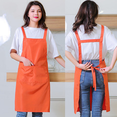 Custom Logo Embroidered Aprons for Restaurant Kitchen, Baby Store, Swimming Pool, Car Wash, Adult Workwear for Men and Women