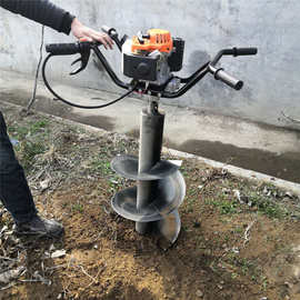 徐州市小型打坑机 多型号螺旋钻头挖坑机 林业植树专用刨坑机
