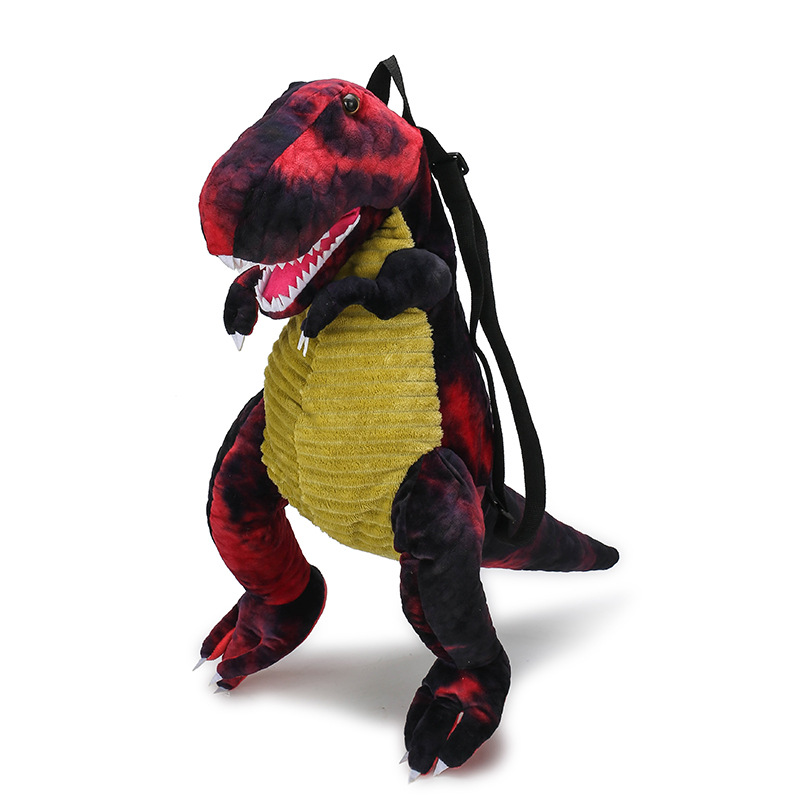 2020 nuevo estilo coreano ins bolso de los niños Super lindo dinosaurio mejorado felpa ligero fabricante