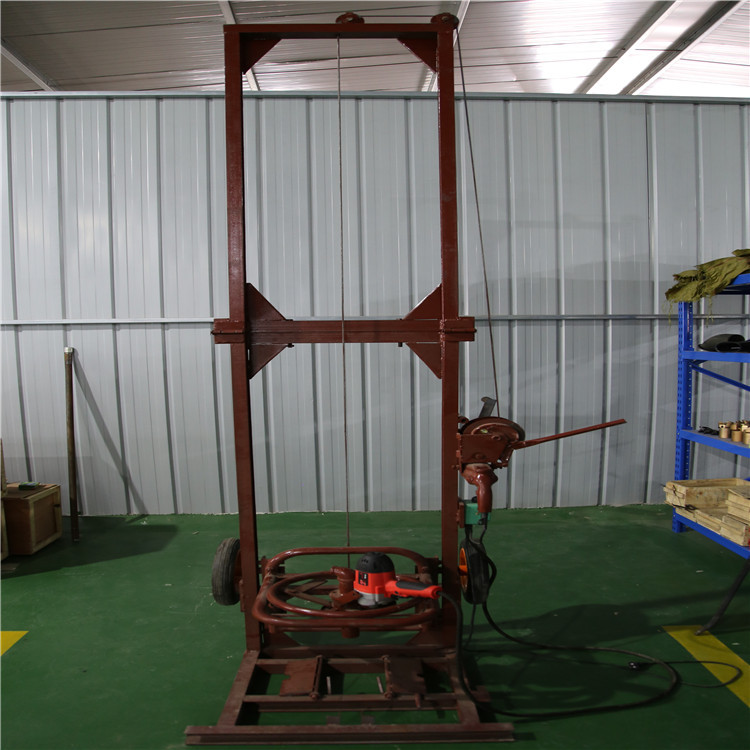 供应水井钻机 家用小型水井打孔机 折叠式电动水井钻机