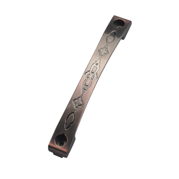 New trackless folding accordion screen door handle