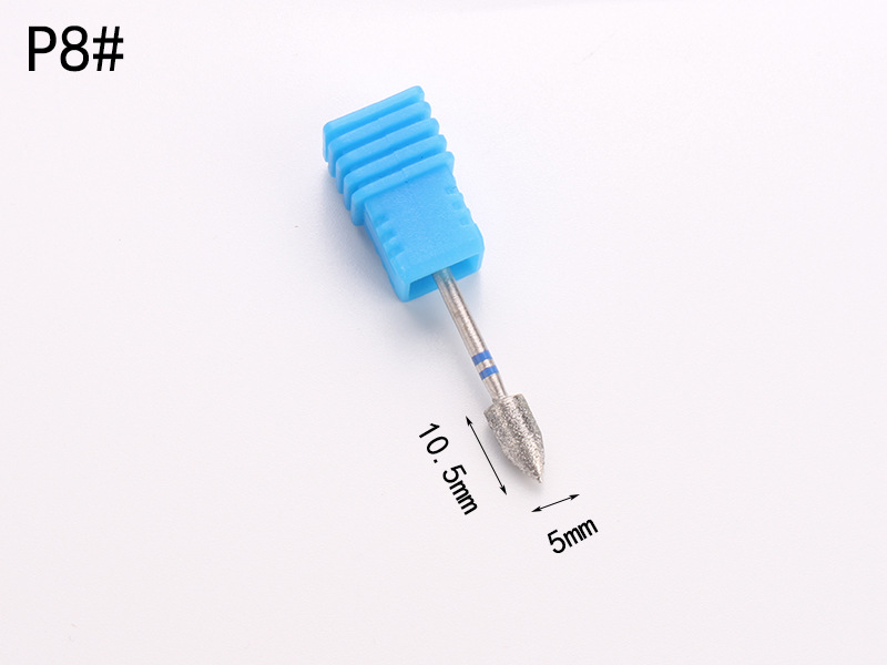 Cruz-frontera cabeza de pulido de uñas de alta calidad esmeril cabeza de molienda eléctrica máquina de molienda de piel muerta