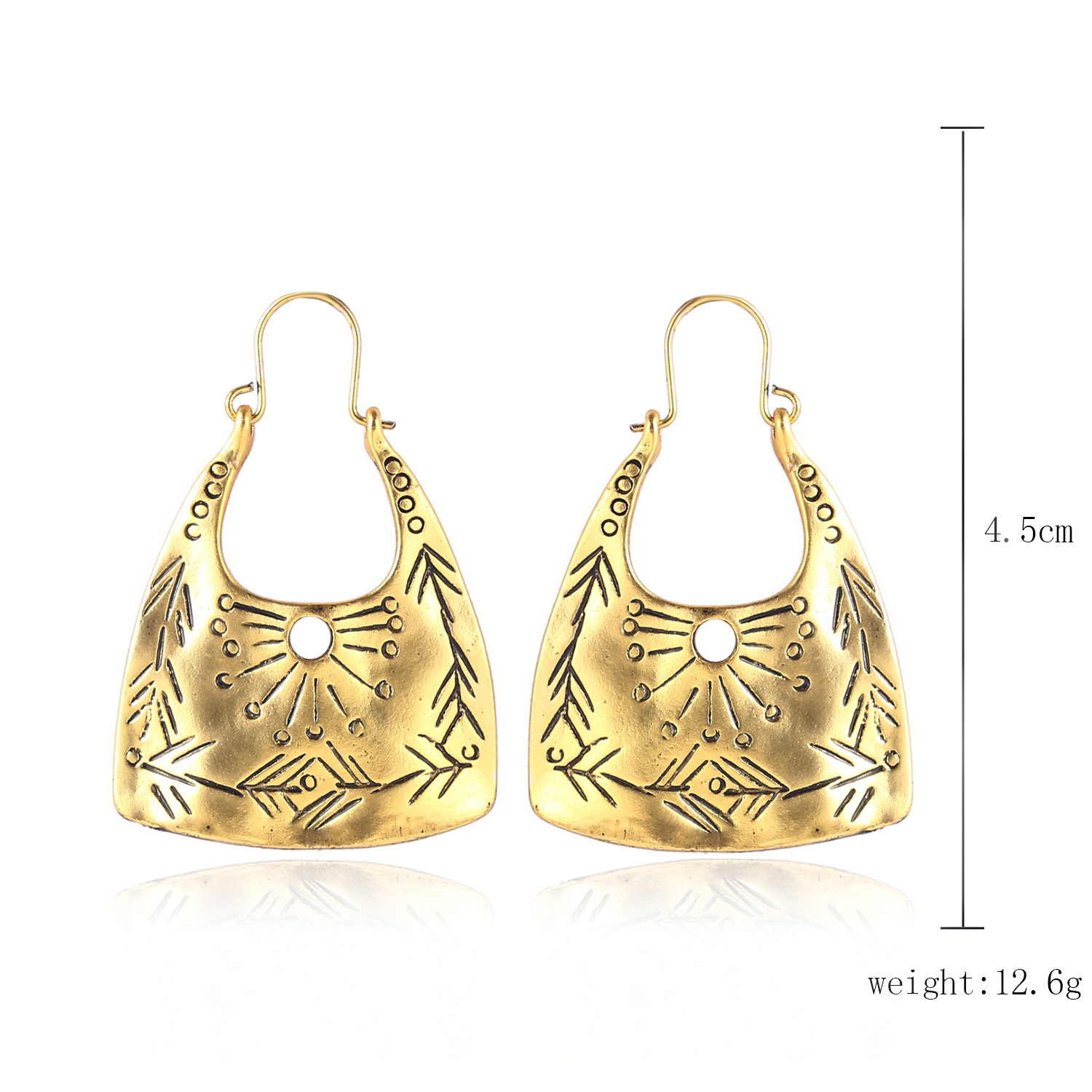 Nihaojewelry Creative Geometric Fashion Exaggerated Earrings Wholesale display picture 54