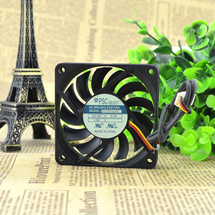 原装 PSC 7010 7CM 散热风扇 主板3P插头 P1127010LB1F 12V 0.1A