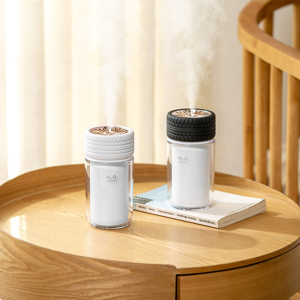 2020年新款大容量车载空气补水便携USB轮胎加湿器小夜灯迷你加湿