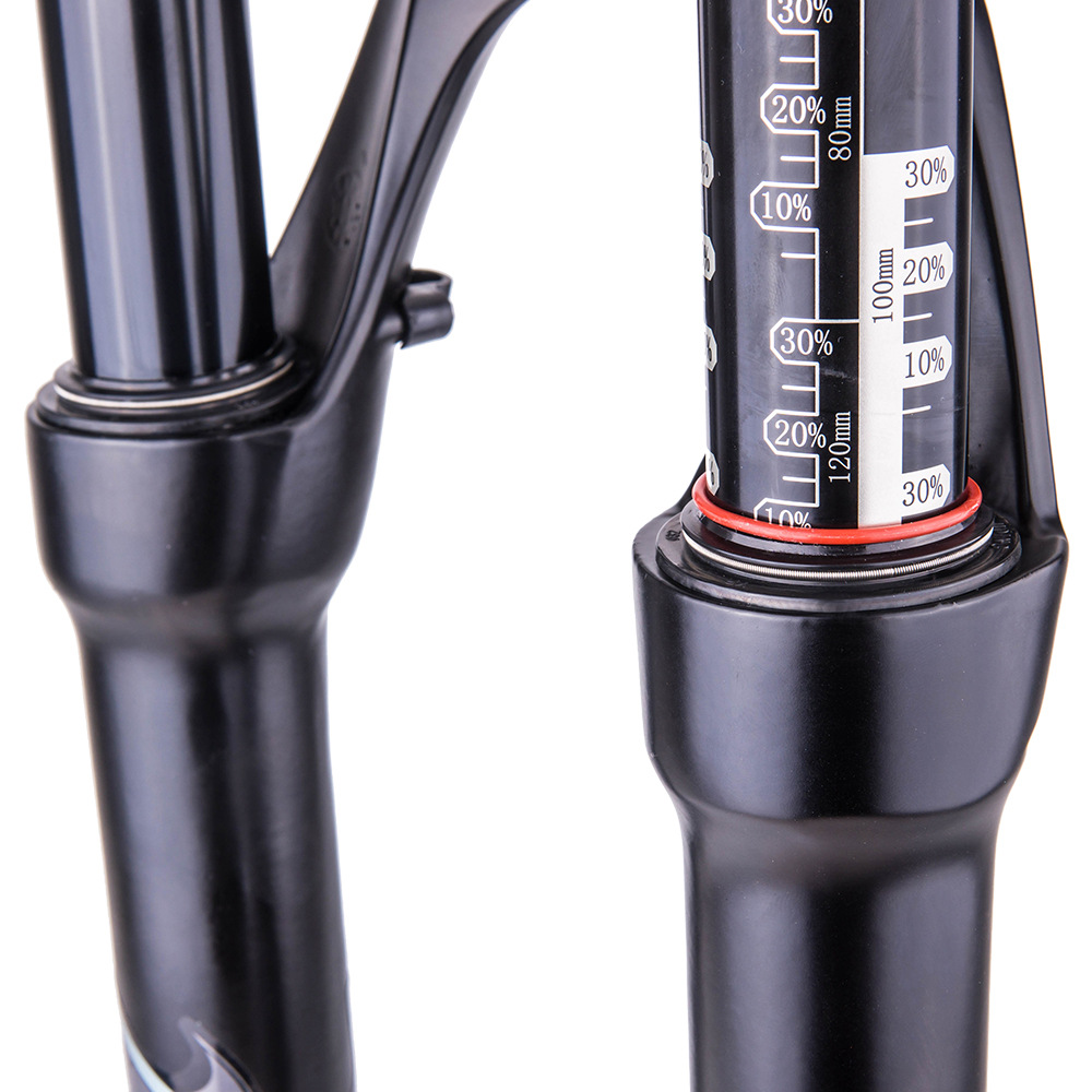 26/27.5 Taper Pipe Control de hombro liberación rápida amortiguación bicicleta de montaña tenedor delantero Tenedor de aire de aleación de magnesio con cerradura tenedor delantero