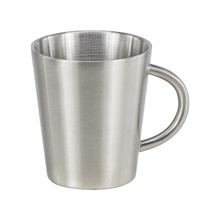 不锈钢哑光马克杯口杯双层隔热饮水杯茶杯酒吧啤酒杯烧酒杯咖啡杯