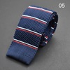 Knitted tie for leisure, Korean style