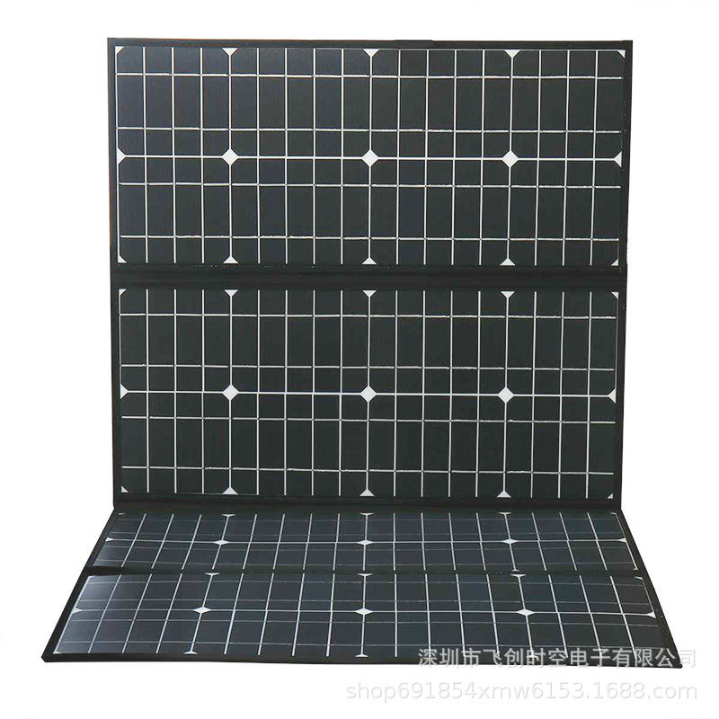 Foldable single crystal solar-powered