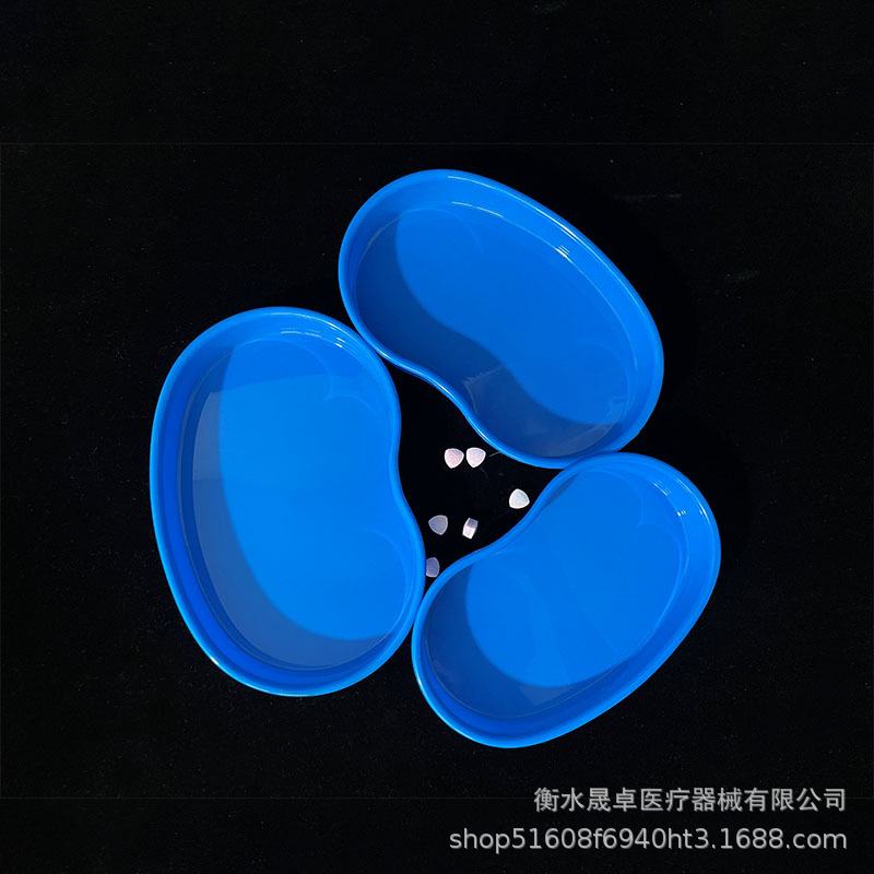 Placa de cintura de plástico ABS placa curva bandeja dental desinfección placa cuadrada placa en forma de riñón Placa de instrumentos Placa de pus bandeja quirúrgica