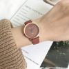 Retro green brand fashionable waterproof ultra thin watch, Korean style, simple and elegant design