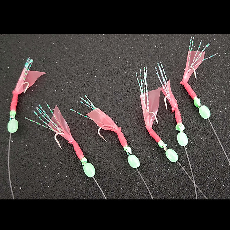 Gancho de cadena de piel de pez biónico grupo de pesca píldora blanca mundo gancho de goma gancho de cadena gancho de pescado raya blanca rebordear boca debe matar