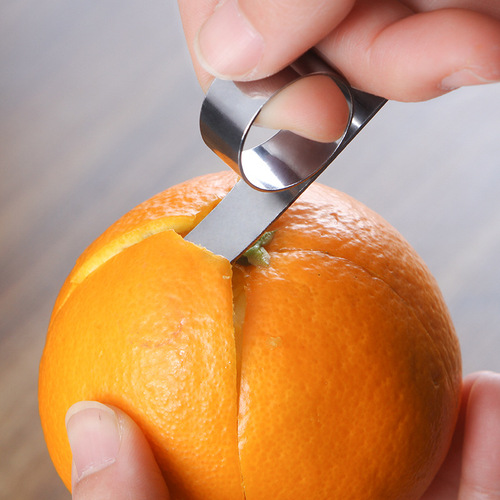 Stainless steel orange peeler creative orange peeler orange grapefruit peeler portable orange opener kitchen gadget