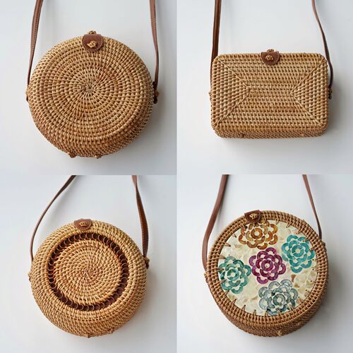 Vietnamese Autumn Vine Weave Bag Retro Influencer rattan bag Instagram