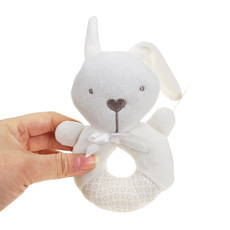 BBSKY 婴儿摇铃手抓棒 益智毛绒布艺带BB器宝宝抓握0-1岁玩具