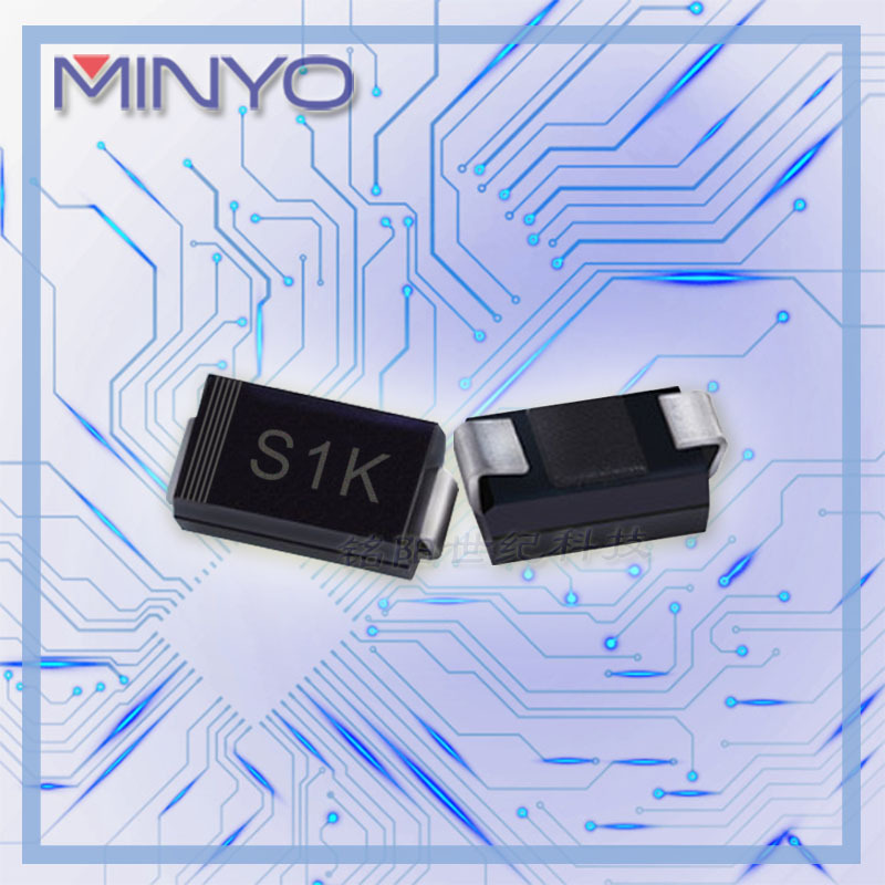 厂家直供走量 S1K 整流二极管1A800V DO-214AC SMA 贴片二极管