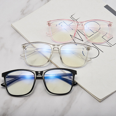 2020时尚眼镜防蓝光护眼平光镜男女通用时尚潮流近视镜框可定制|ms