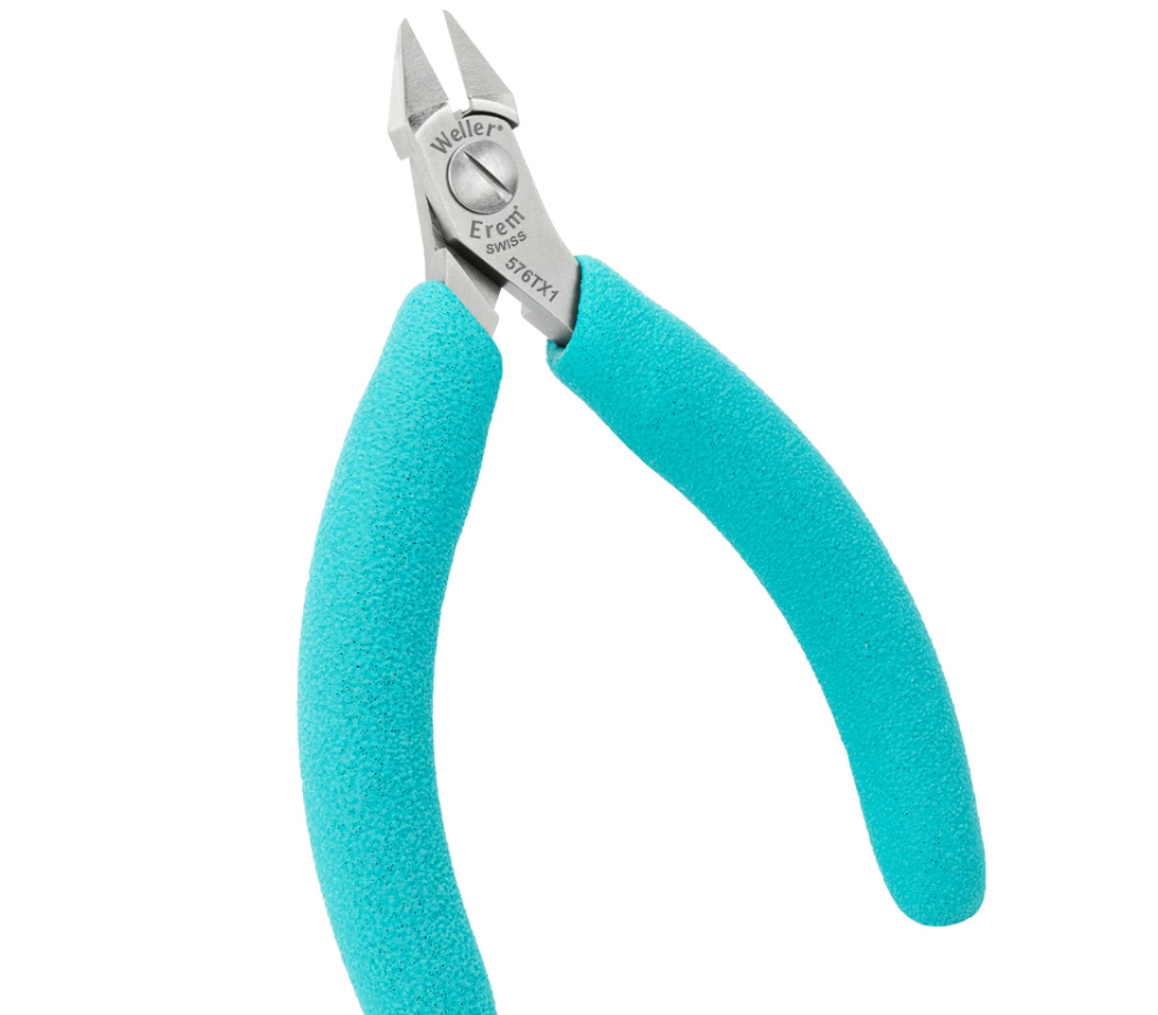 瑞士进口Erem剪钳567TX1齐平斜口钳椭圆头碳化钨硬质合金剪钳