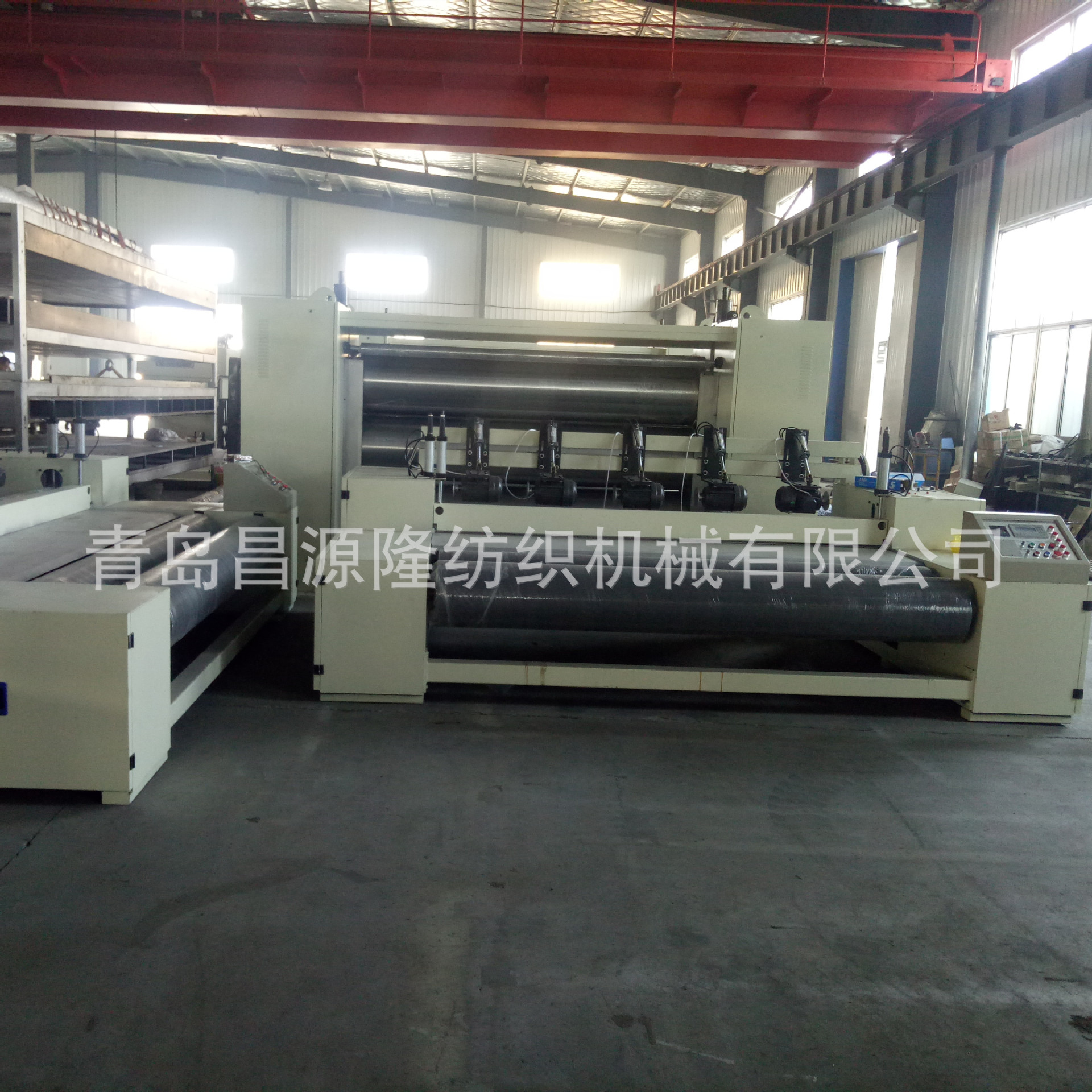 青岛厂家销售质量优全自动成卷机 喷胶棉、仿丝棉成卷切片机