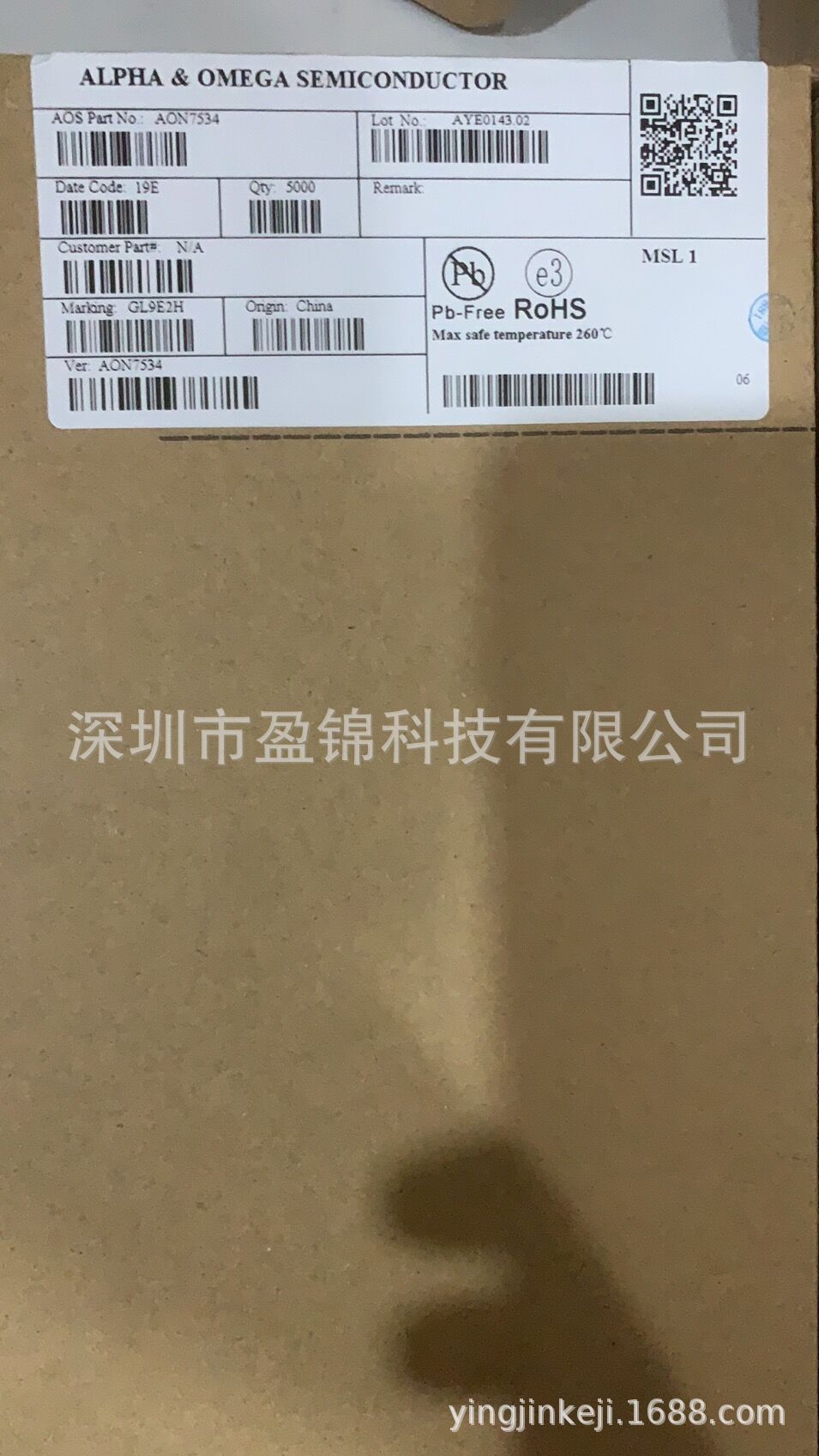 原装万代 AOD423 N沟道MOS管 可接受订货 长期供应