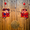 新年挂件春节家用过年场景布置装饰用品室内门口福字门贴挂饰彩灯