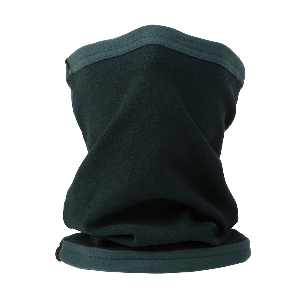 工廠直銷高質(zhì)量德絨圍脖戶外運(yùn)動保暖圍巾拼色男女頭巾