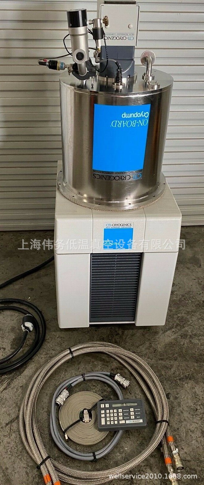 CTI OB 400 CVC CRYOPUMP 8112935G001 with 9600 Compressor Set