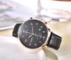 Quartz watch, genuine leather, wholesale