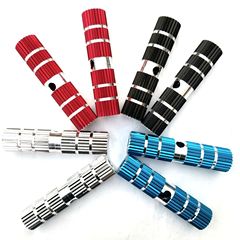 Bicycle rocket launcher/mountain bike round foot column aluminum 100mm long solid rear axle pedal cycling equipment