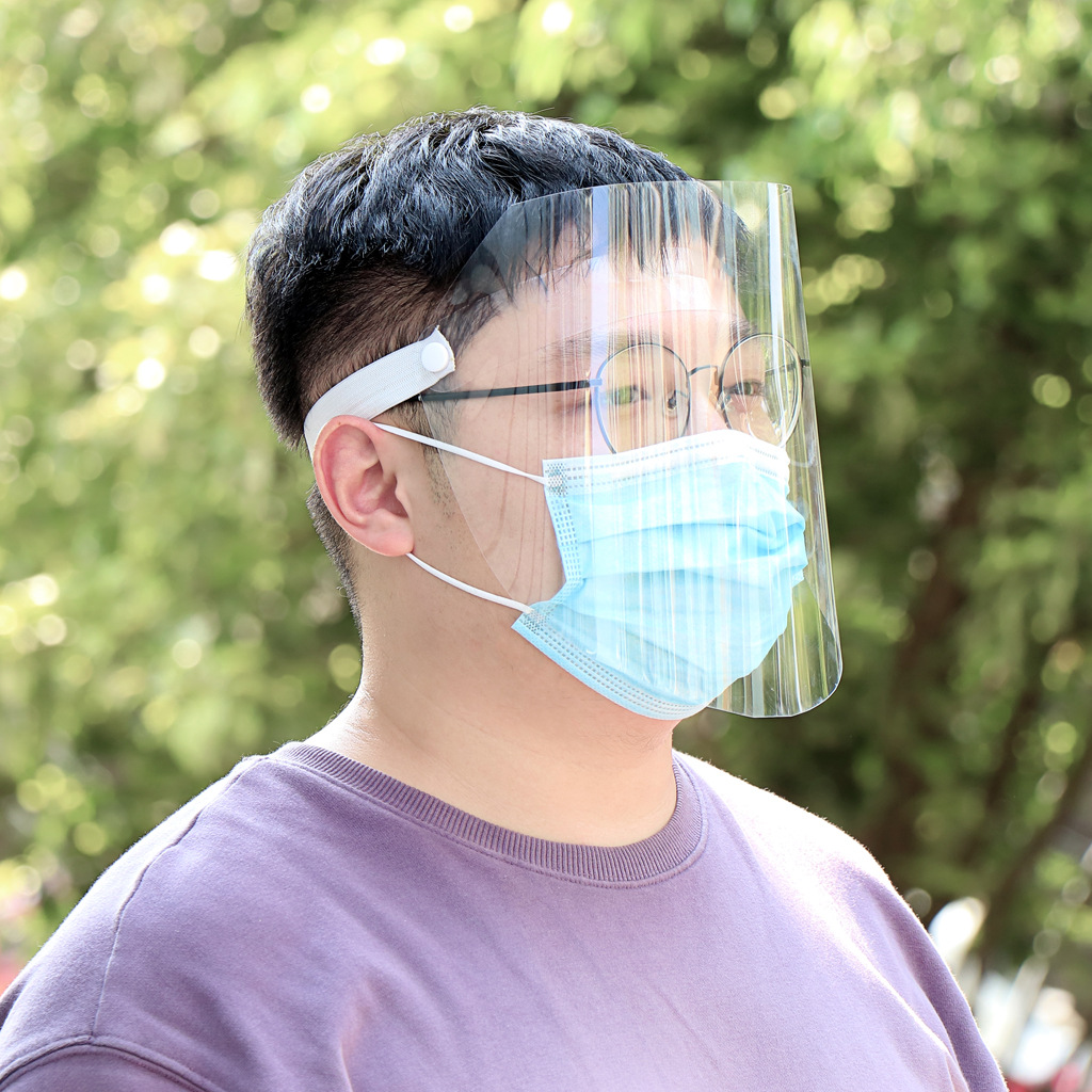 厂家高清透明防飞沫防油烟面罩全脸防飞溅防雾面具 防护面罩