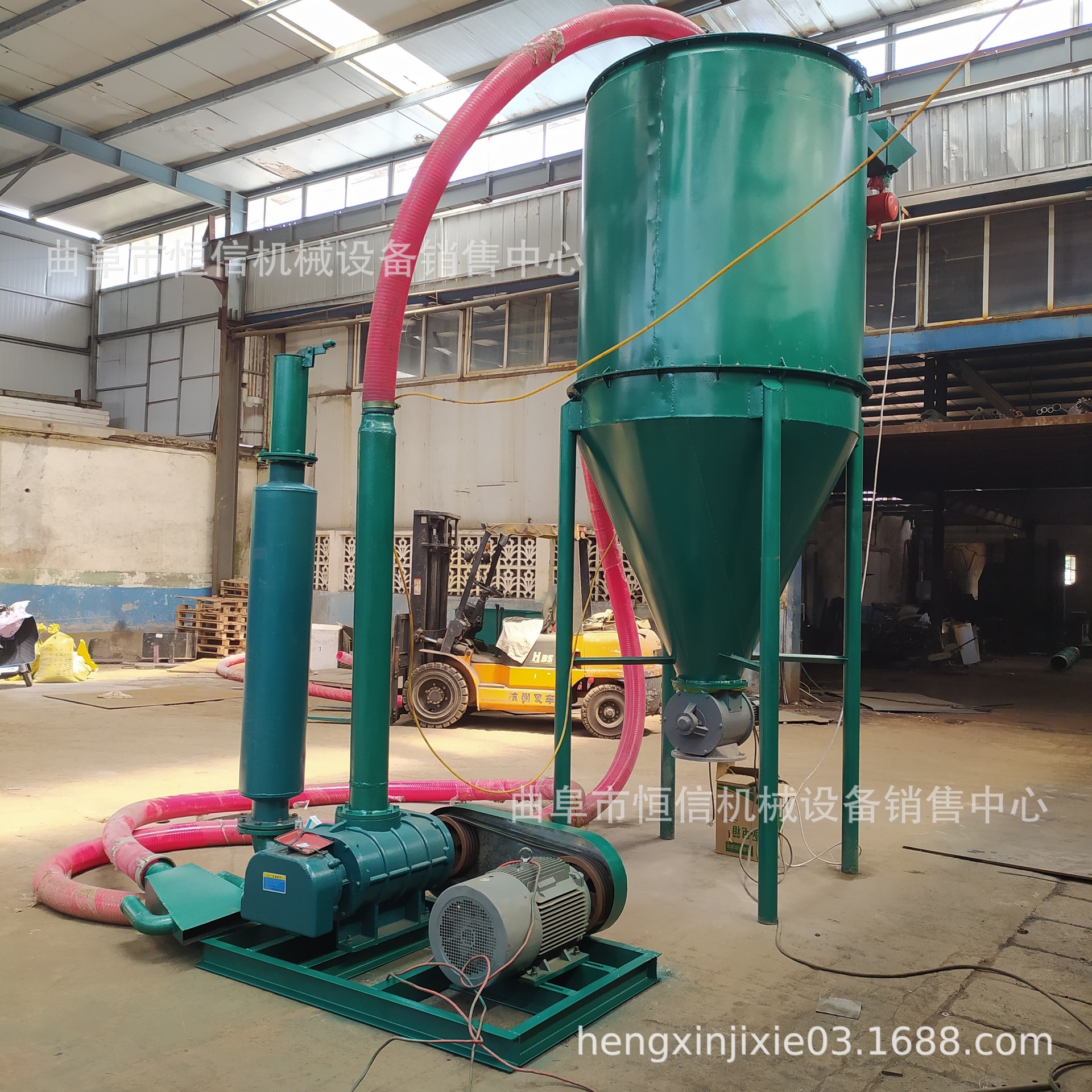 支持生产潍坊水泥粉库房气力吸灰机设备 大型小型小麦玉米输送机