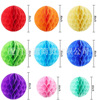 Rainbow Birthday Party Decoration Supplies Paper Honeycomb Balls Happy Birthday Banner Party Gathering Kit Backdrop Decoration