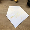 Wedding Invitation Wedding Wedding Invitation Witch Calls European -style rectangular envelope can be customized