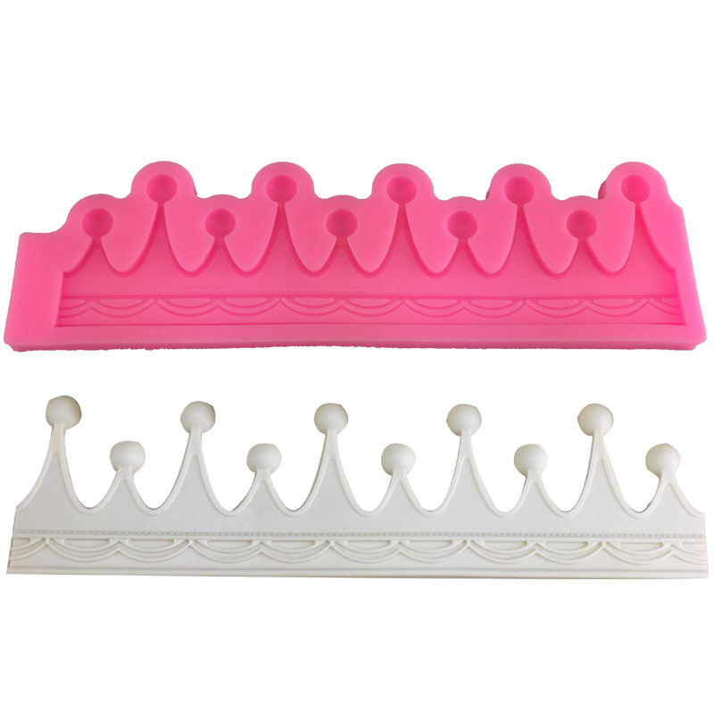 Crown Mold Силиконовая форма ручной поворот сахарного торта