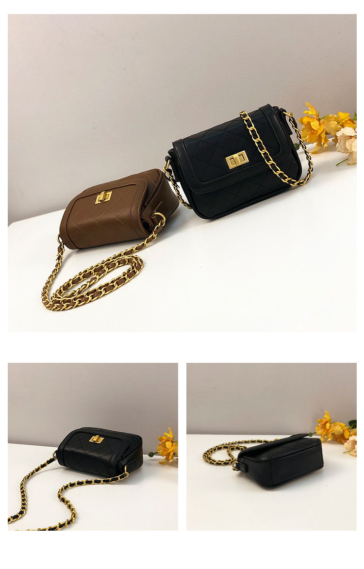 Wholesale Accessories Rhombic Chain Messenger Bag Nihaojewelry display picture 18