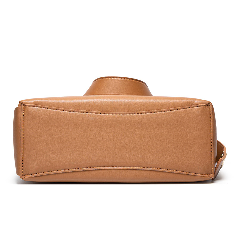 Water Bucket Mother and Child Women's 2024 Simple Large Capacity Soft Leather Korean Chic One Shoulder Crossbody Bag_voghion.com