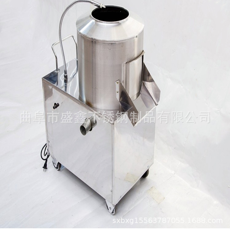 厂家热销不锈钢商用350-450型土豆去皮机马铃薯清洗机高效快捷