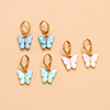 Fashionable brand small design earrings, trend advanced set, simple and elegant design