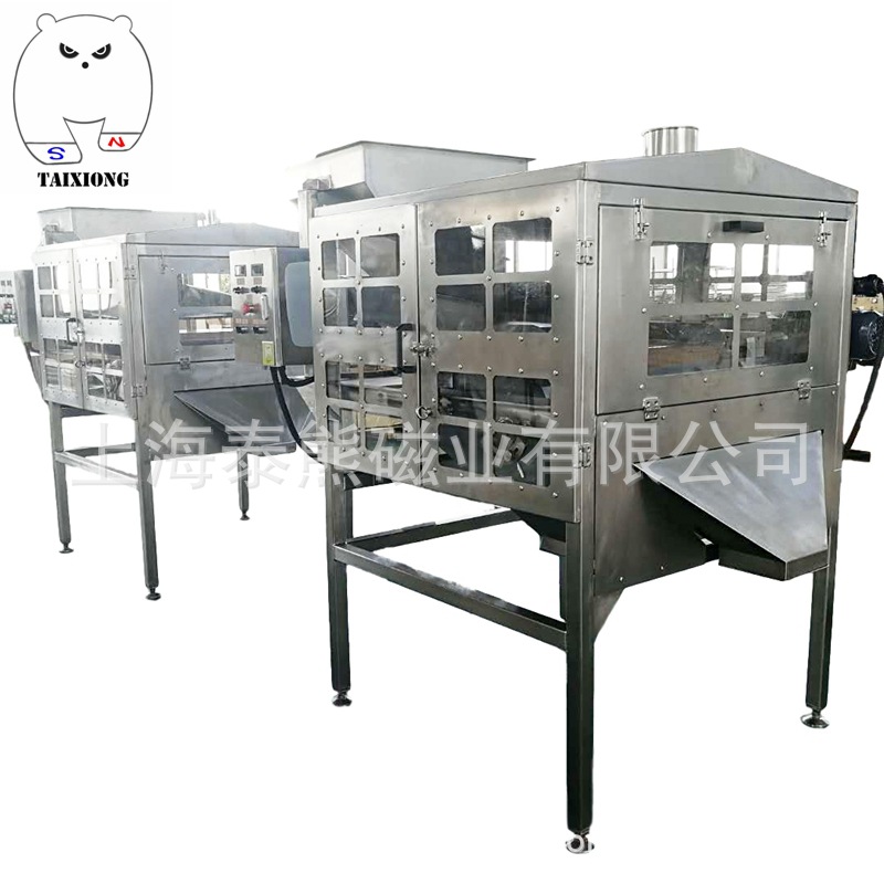 强磁滚式除铁器 全自动除铁  橡塑 陶瓷 食品类等 抛物线磁选机