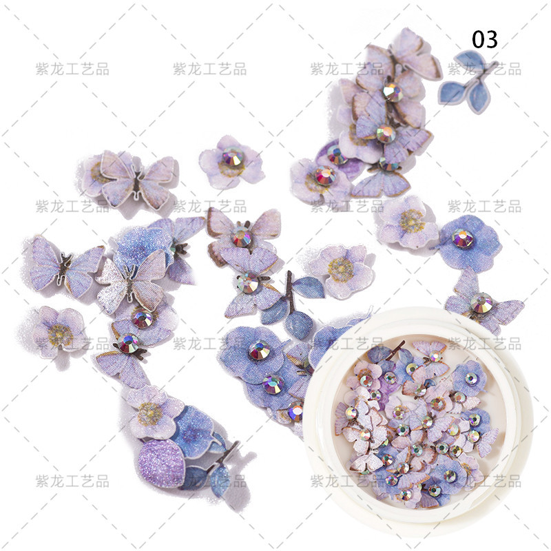 Zhifei nuevo estilo independiente gato ojo embotellado arco flor 6-color tridimensional diamante japonés Super Flash uñas decoraciones