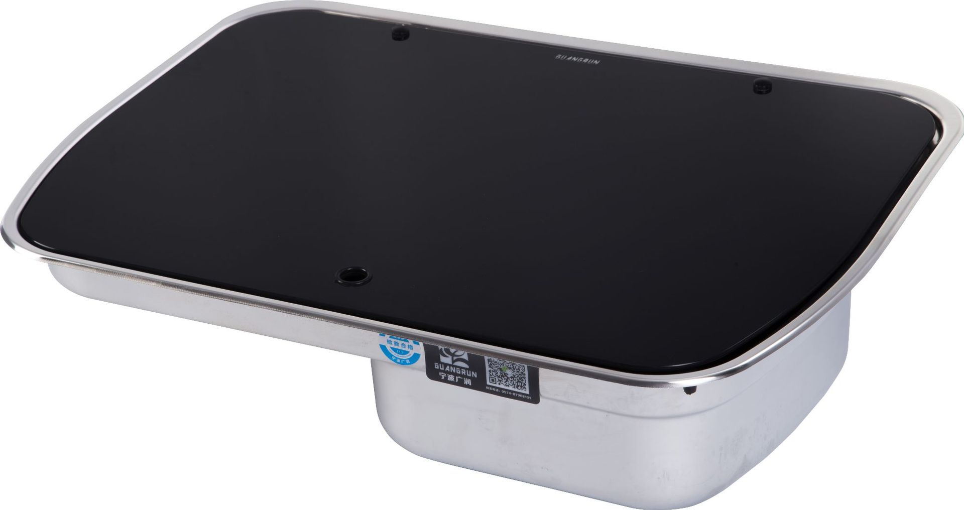 Ventas directas de fábrica Guangrun auténtico yate RV cocina de inducción con tapa y fregadero GR-588D