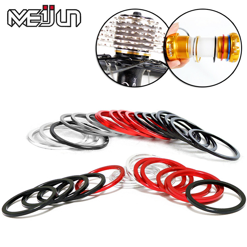 Mountain road bike flywheel ring BB axle gasket aluminum alloy gasket hub gasket cross border
