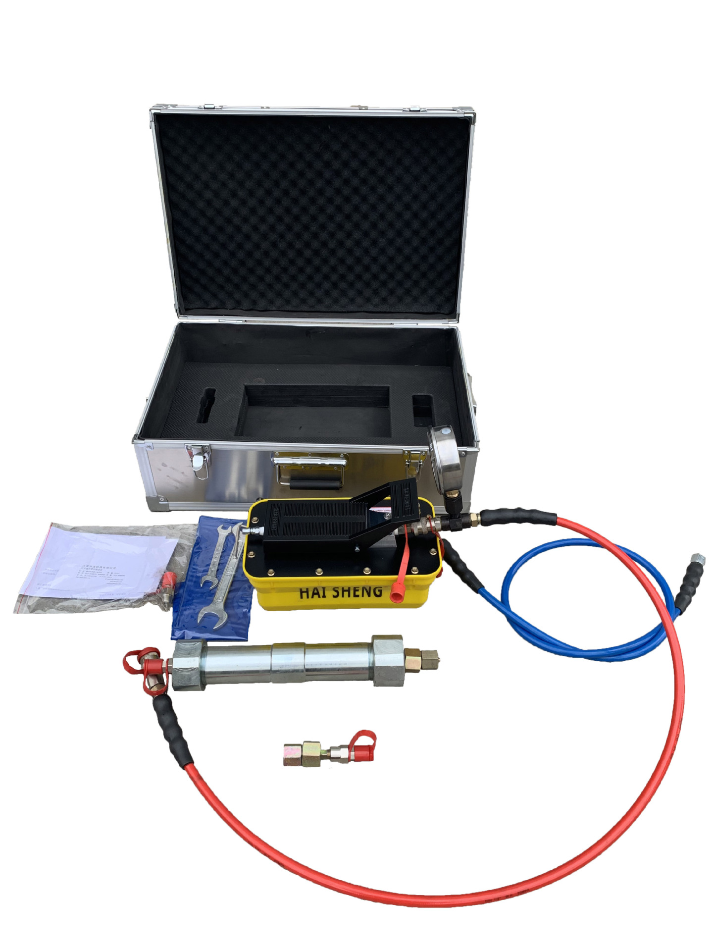 17、HS-70Q2 两端调用气动试压注脂两用枪（脚踏式）.