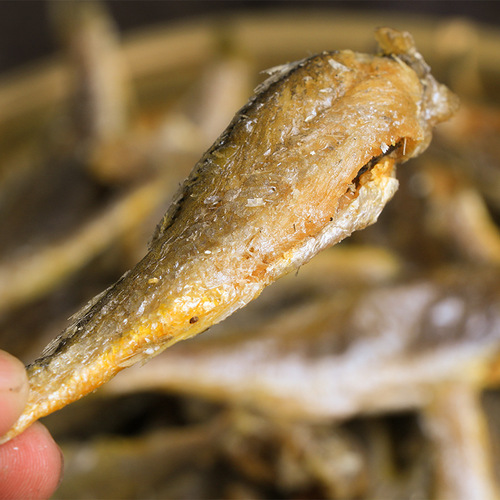 Internet celebrity grilled yellow croaker crispy hairtail fish crispy 500g/bag crispy yellow croaker ready-to-eat dried fish seafood snacks