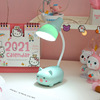 Factory direct selling cartoon cute pet charging small night lamp LED can fold USD students Children's desktop atmosphere small table lamp