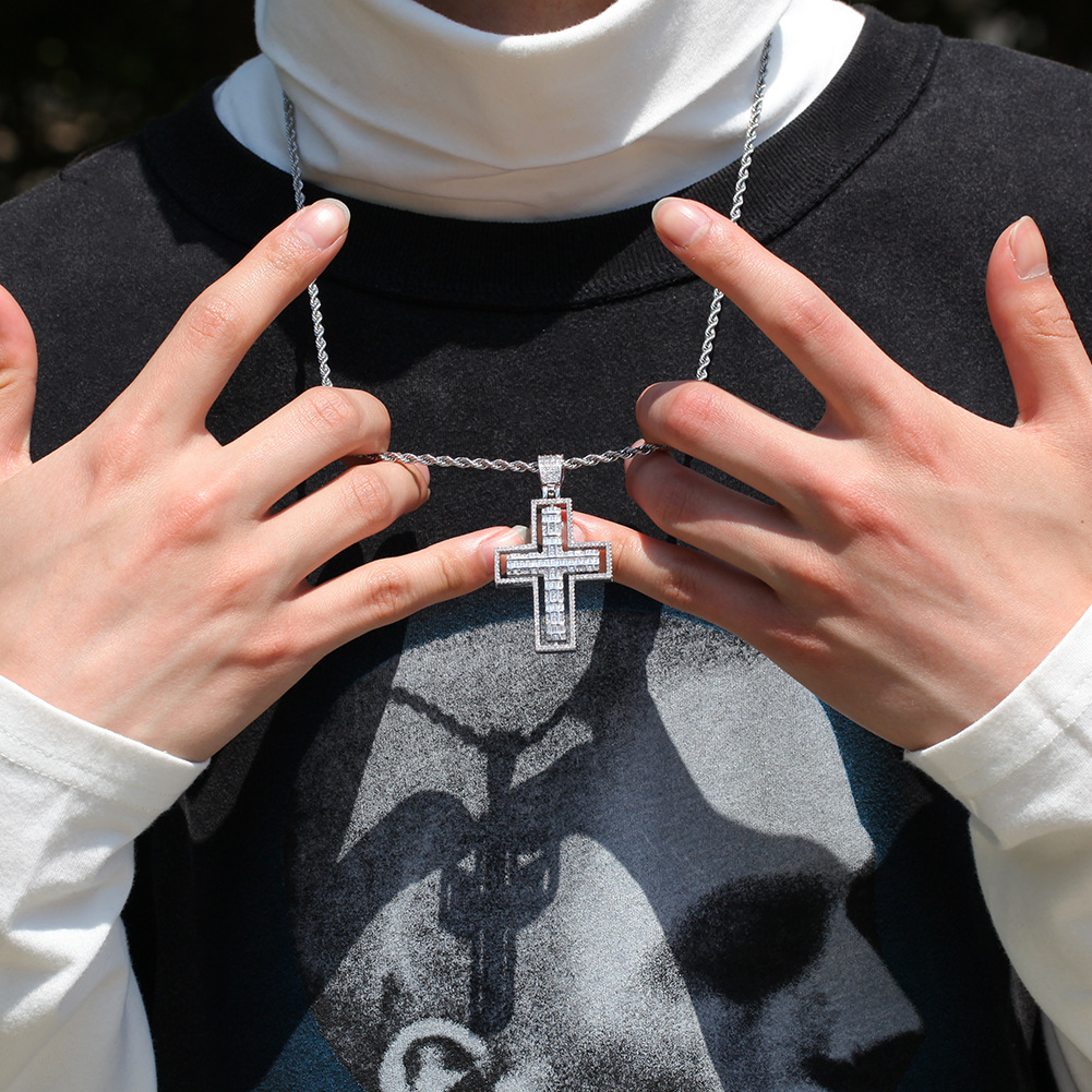Cross Necklace in Use