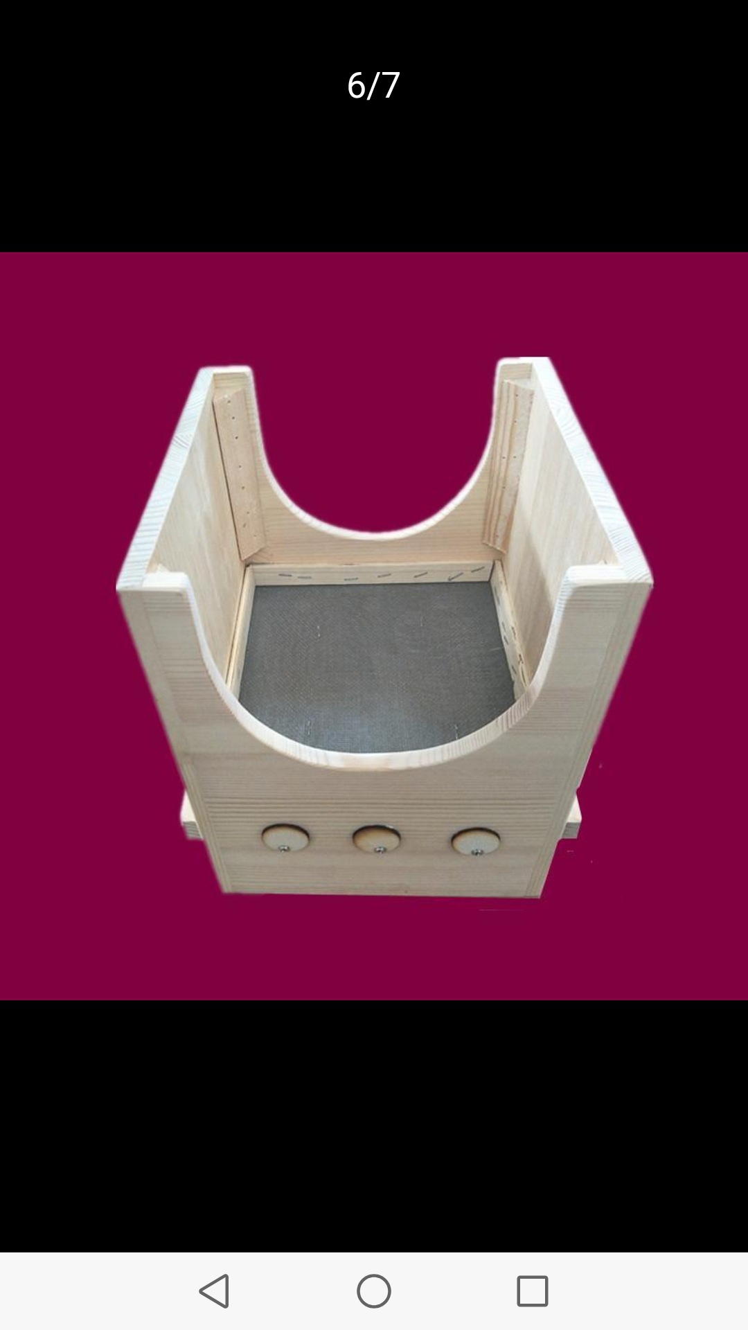 Wooden Knee and Leg Moxibustion Box Single Knee Design 7 Holes Home Use Warming Device key features