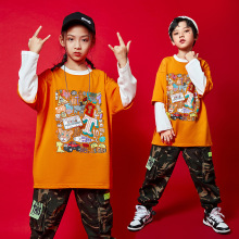 儿童六一演出服少儿hiphop嘻哈男童运动会开幕式服装女童街舞套装