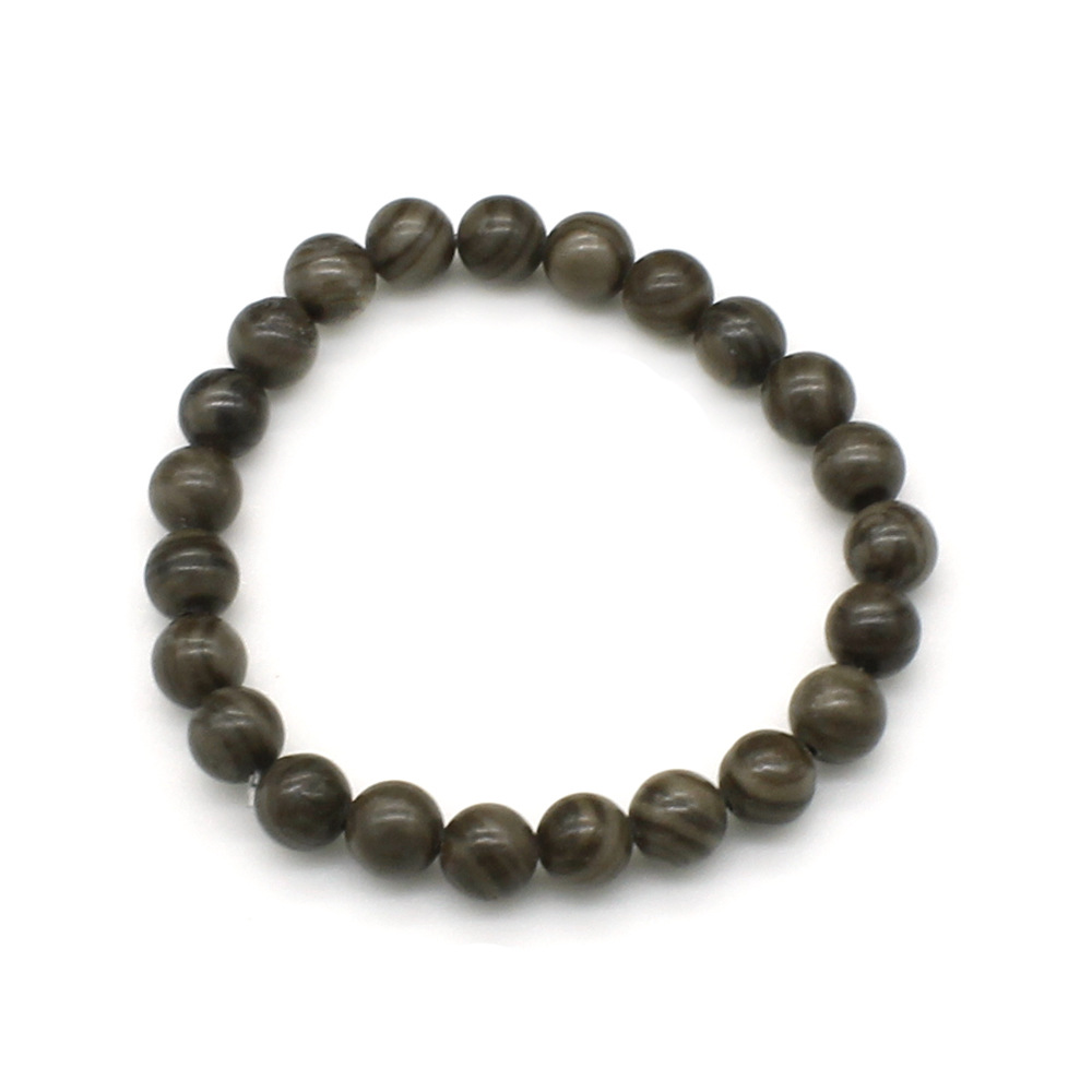 Simple Style Solid Color Natural Stone Beaded Bracelets display picture 3