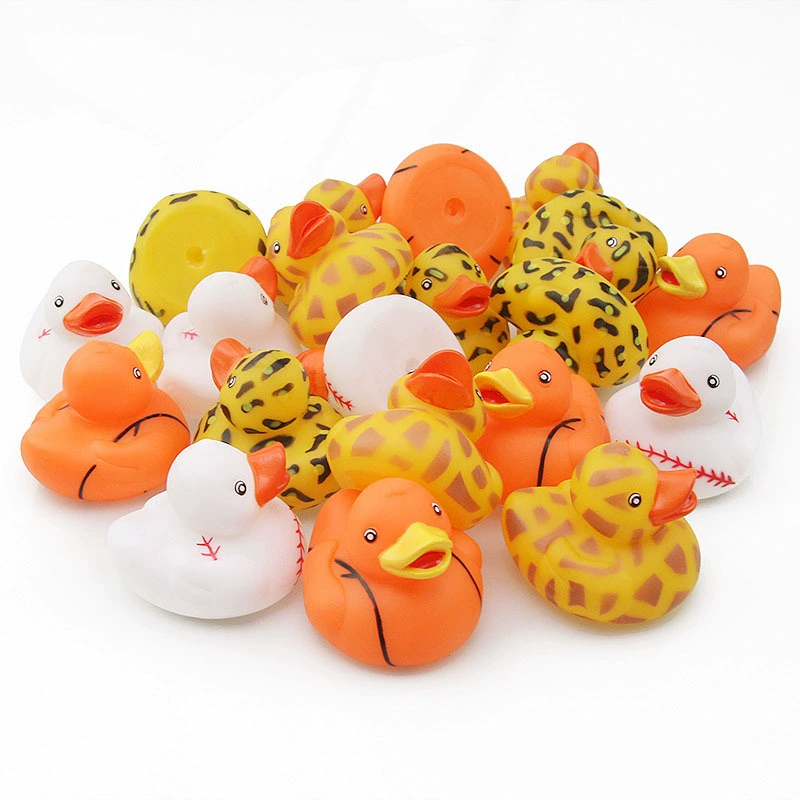 Yellow toy play in water plastic, duck
